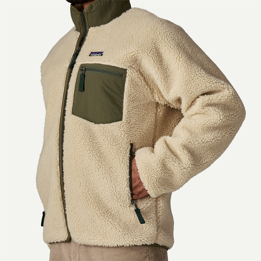 PATAGONIA(パタゴニア) / フリース クラシック・レトロX・ジャケット / Men's Classic Retro-X  Jacket - Dark Natural w x Basin Green / 23057-DNBA/ メンズ