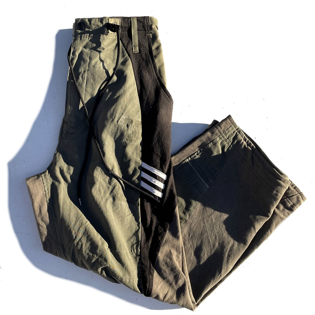 NASNGWAM ナスングワム / リメイク ミリタリーイージーパンツ / TWISTED PANTS - OLIVE / RP2616302 / メンズ