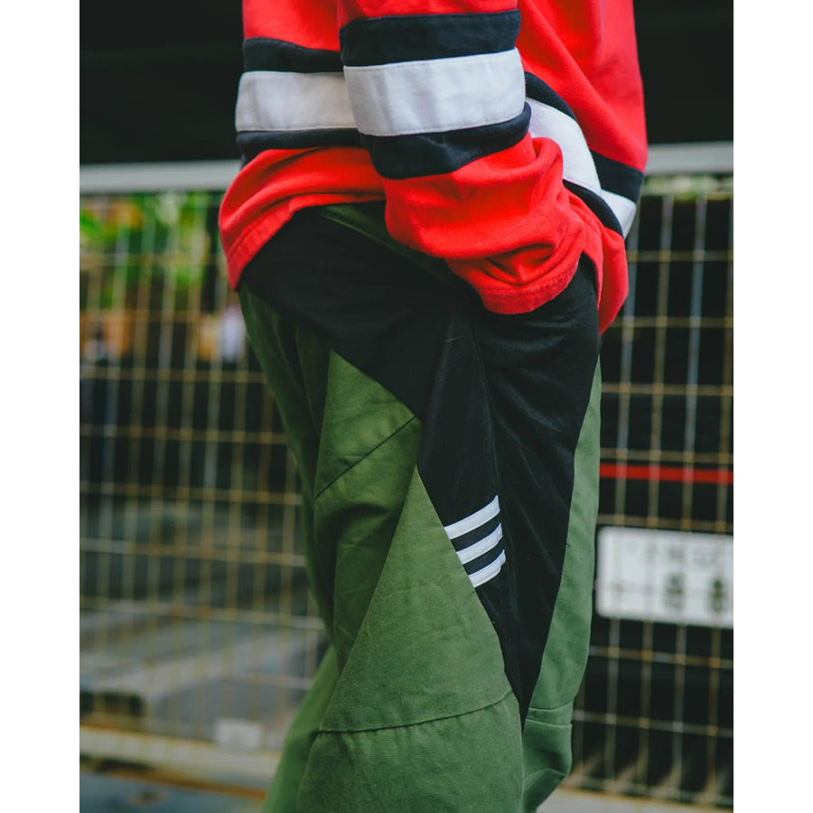 NASNGWAM ナスングワム / リメイク ミリタリーイージーパンツ / TWISTED PANTS - OLIVE / RP2616302 / メンズ