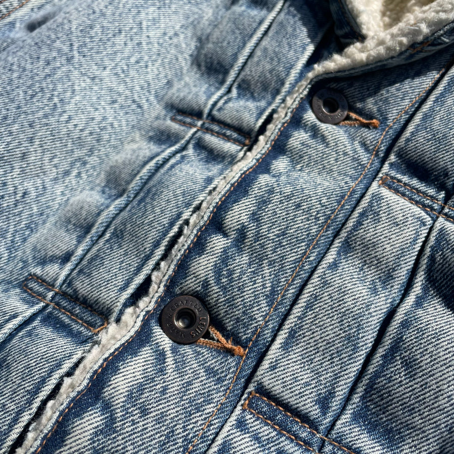 LEVI'S リーバイス / 裏ボアデニムジャケット / WIDE CRAFT DENIM JACKET - BLUE / B-34463 / メンズ デッドストック