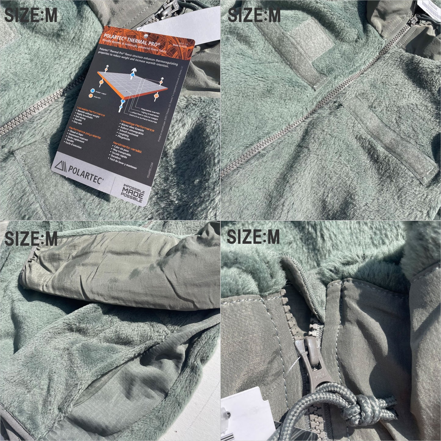 米軍放出品新品デッドストック / U.S. ARMY  GEN3 ECWCS FLEECE JACKET / COLD WEATHER (LEVEL 3)