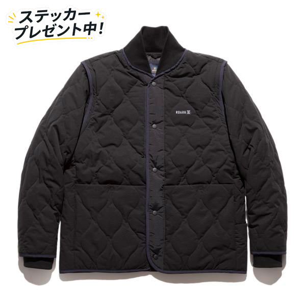 THE ROARK ロアーク / 中綿 ジャケット / EXPEDITION JACKET 2.0 - BLACK / RJJ1150 / メンズ アウター 撥水 デタッチャブル仕様