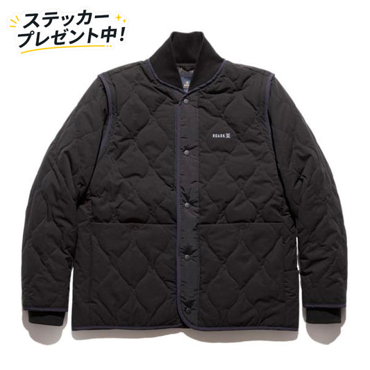 THE ROARK ロアーク / 中綿 ジャケット / EXPEDITION JACKET 2.0 - BLACK / RJJ1150 / メンズ アウター 撥水 デタッチャブル仕様