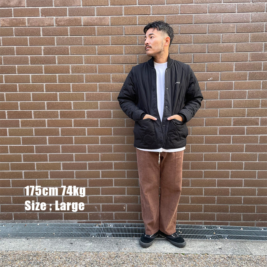 THE ROARK ロアーク / 中綿 ジャケット / EXPEDITION JACKET 2.0 - BLACK / RJJ1150 / メンズ アウター 撥水 デタッチャブル仕様