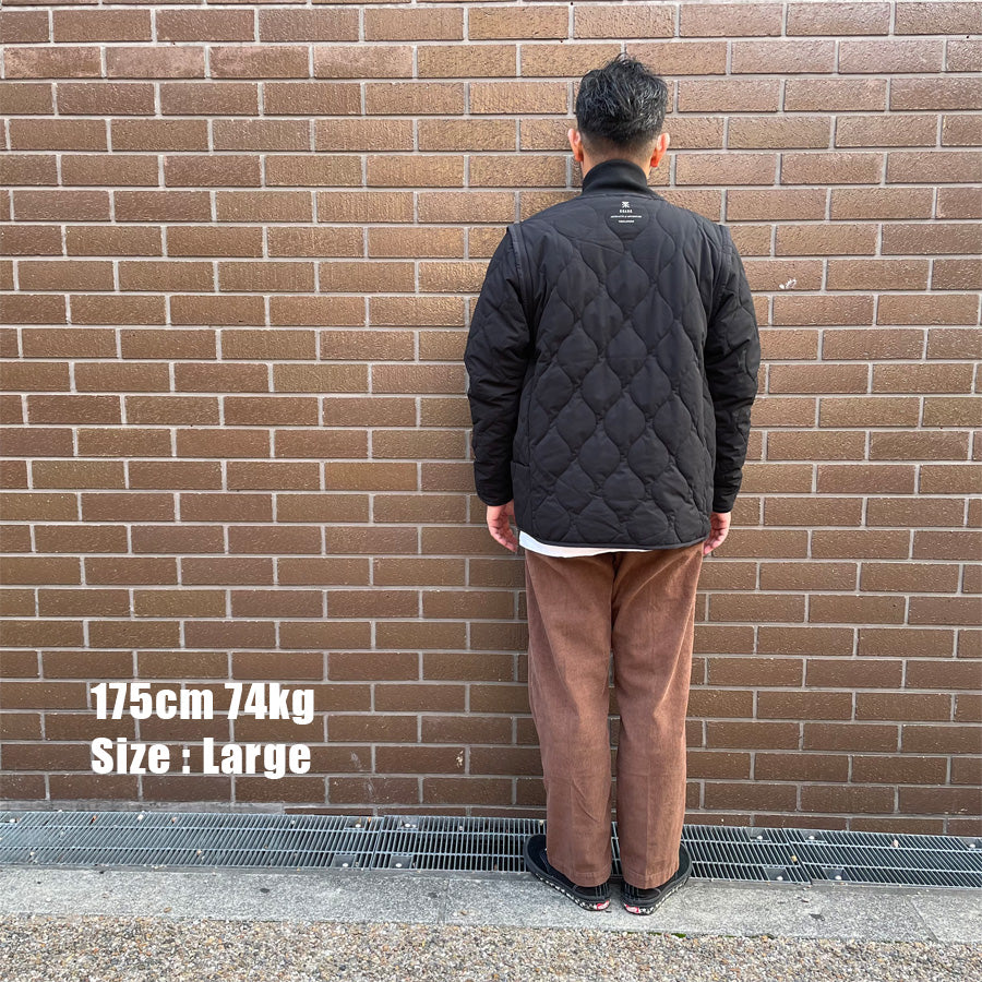THE ROARK ロアーク / 中綿 ジャケット / EXPEDITION JACKET 2.0 - BLACK / RJJ1150 / メンズ アウター 撥水 デタッチャブル仕様