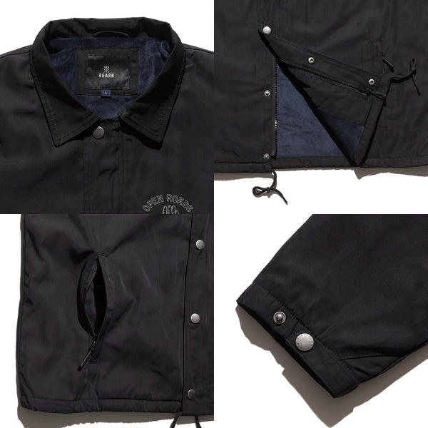 THE ROARK (ロアーク)  / コーチジャケット / "3RD EYE" COACHES JACKET - BLACK / RJJ1155 / メンズ アウター