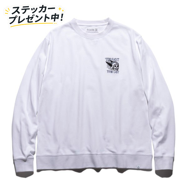 THE ROARK ロアーク /  長袖Tシャツ ロンT / "TOO FAST" 9.3oz H/W L/S TEE - WHITE / RLTJHW1171 / メンズ