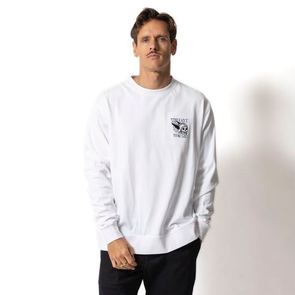 THE ROARK ロアーク /  長袖Tシャツ ロンT / "TOO FAST" 9.3oz H/W L/S TEE - WHITE / RLTJHW1171 / メンズ