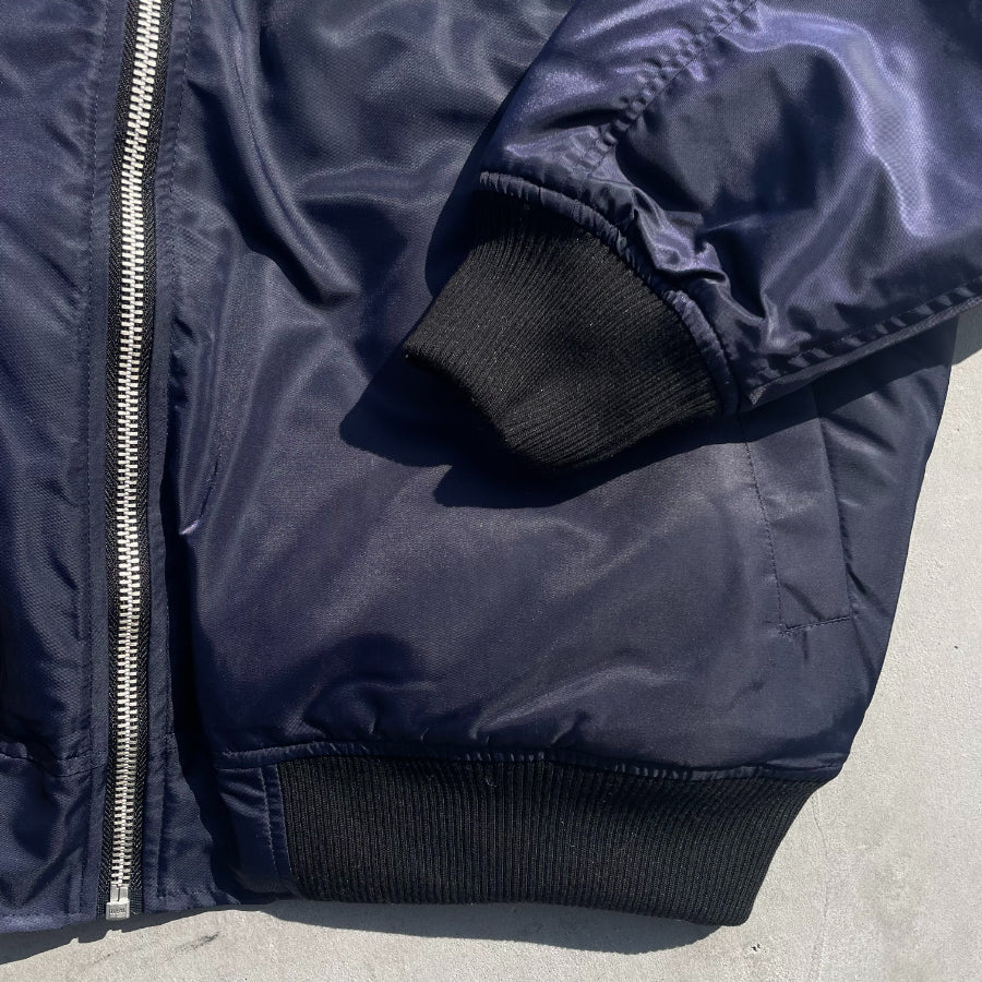 WAX(ワックス)  / ボンバージャケット / BOMBER JACKET - NAVY / WX-0467 / メンズ THM