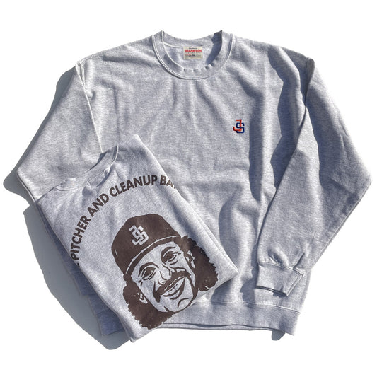 JHANKSON(ジャンクソン) / 裏起毛 クルーネック / RANDY BONDS SWEAT - ASH / JH-CS019 / メンズ