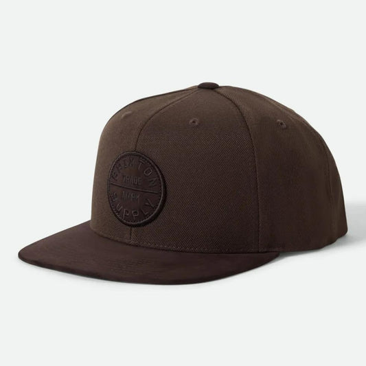 BRIXTON (ブリクストン) / ベースボールキャップ 帽子 / OATH III SNAPBACK - PINECONE BROWN / BROWN SUEDE / 10777