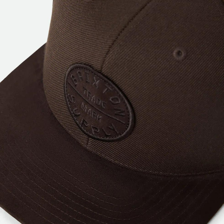 BRIXTON (ブリクストン) / ベースボールキャップ 帽子 / OATH III SNAPBACK - PINECONE BROWN / BROWN SUEDE / 10777