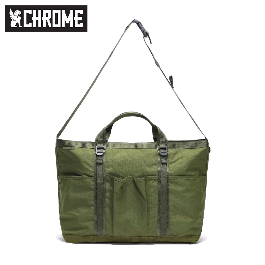 CHROME クローム /ショルダーバッグ トートバッグ / GROCERY TOTE MSNGR 28L - MOSS / JP239MOSS