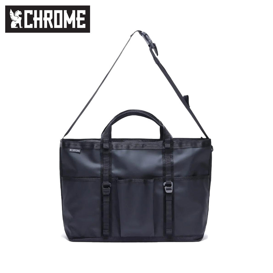 CHROME クローム /ショルダーバッグ トートバッグ / GROCERY TOTE MSNGR 28L - MATT BLACK / JP239MTBK