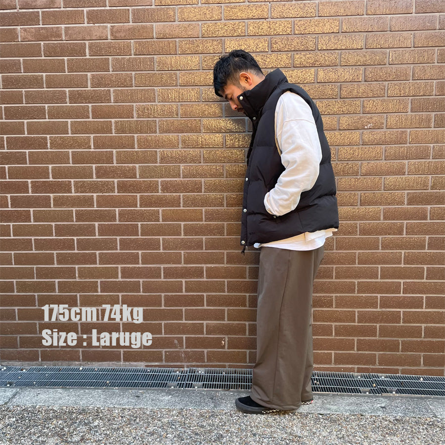 WAX(ワックス) / 中綿ベスト / URBAN VEST II - BLACK / WX-0466 / メンズ THM