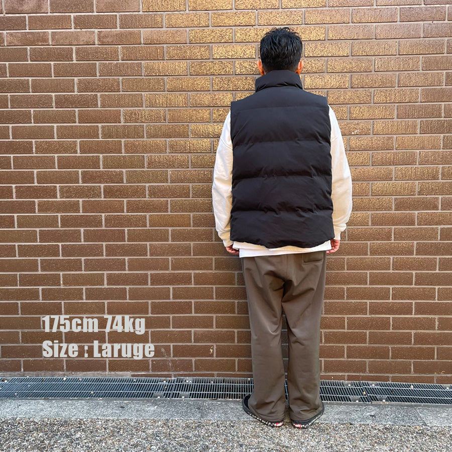 WAX(ワックス) / 中綿ベスト / URBAN VEST II - BLACK / WX-0466 / メンズ THM