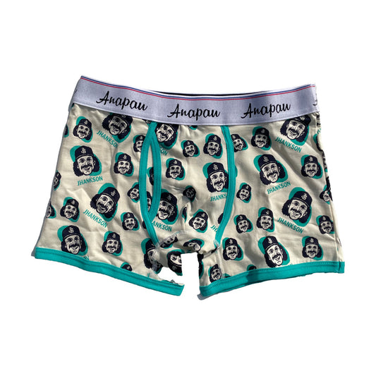 JHANKSON(ジャンクソン) x anapau コラボ / ボクサーパンツ 日本製 / RANDY BONDS UNDER WEAR - OATMEAL / JHJ-P005