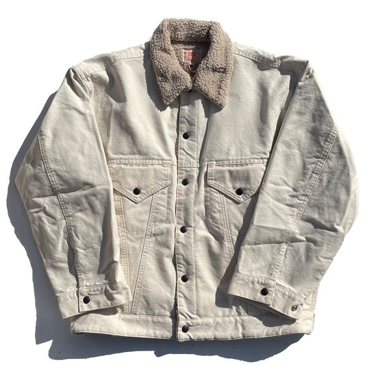 IMPRESTORE (インプレストア) / デニムボアジャケット / DENIM BOA JACKET(NIKI) - WHITE DENIM / メンズ