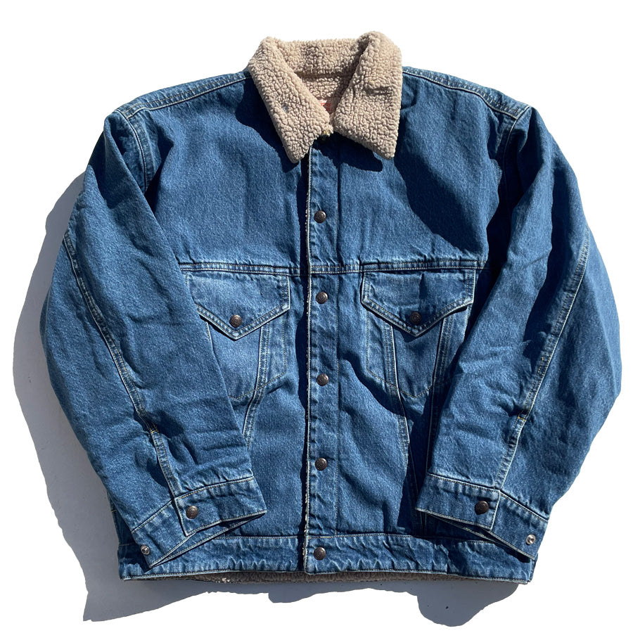 IMPRESTORE (インプレストア) / デニムボアジャケット / DENIM BOA JACKET(NIKI) - BLUE DENIM VINTAGEWASH  / メンズ