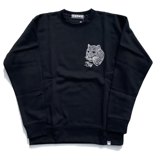 PLAY DESIGN  プレイデザイン / P01 プレイ / スウェット クルーネック トレーナー / CC CREW SW - BLACK / 25SS1CCCS メンズ