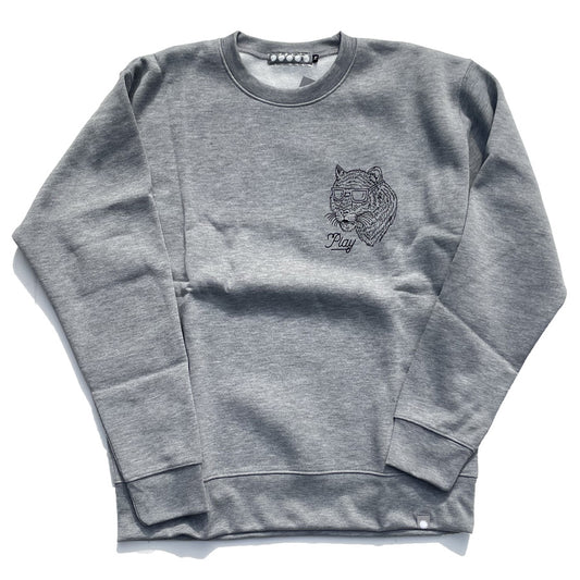 PLAY DESIGN  プレイデザイン / P01 プレイ / スウェット クルーネック トレーナー 裏起毛 / CC CREW SW - ASH / 25SS1CCCS メンズ