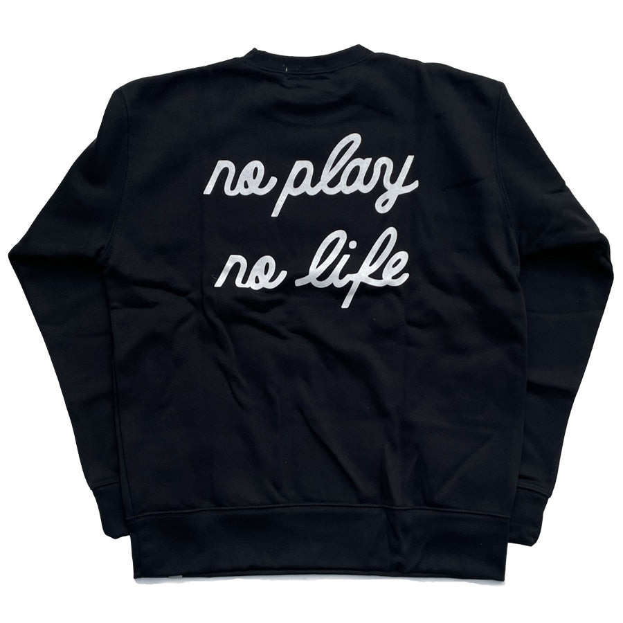 PLAY DESIGN  プレイデザイン / P01 プレイ / スウェット クルーネック トレーナー 裏起毛 / PLAY CREW SW - BLACK / 25SS1PYCS メンズ