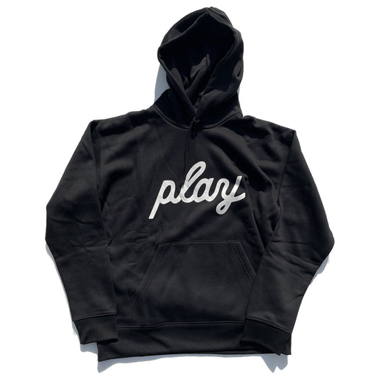 PLAY DESIGN  プレイデザイン / P01 スウェット プルオーバー パーカー 裏起毛 / PLAY HOODED SW - BLACK / 25SS1PYHS メンズ