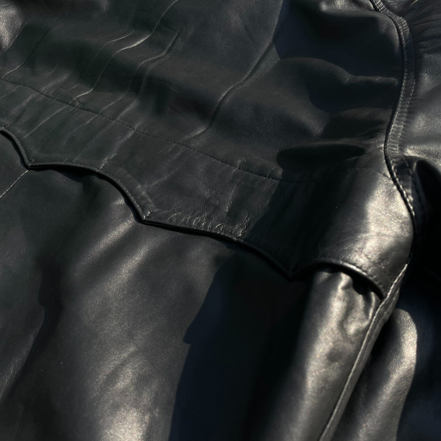 NASNGWAM (ナスングワム) / レザー ジャケット / ATTRACT LEATHER JACKET - BLACK / J2603002 / メンズ