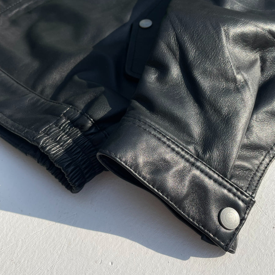 NASNGWAM (ナスングワム) / レザー ジャケット / ATTRACT LEATHER JACKET - BLACK / J2603002 / メンズ