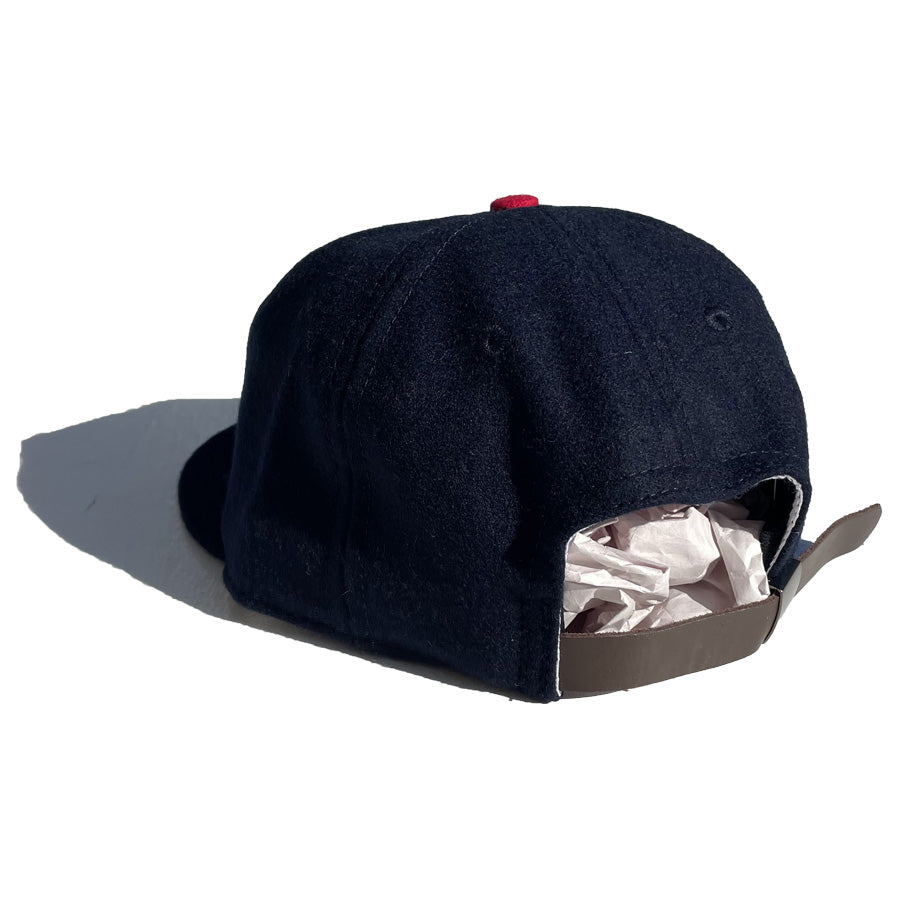EBBETS FIELD FLANNELS(エベッツ) / ベースボールキャップ ウール USA製 / TULSA OILERS 1969 VINTAGE BALLCAP / NAVY