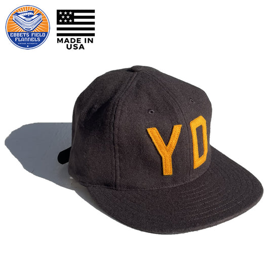 EBBETS FIELD FLANNELS(エベッツ) / 帽子 ベースボールキャップ ウール USA製 / YOUNG DEMOCRATS 1972 VINATGE INSPIRED BALLCAP / BROWN / メンズ