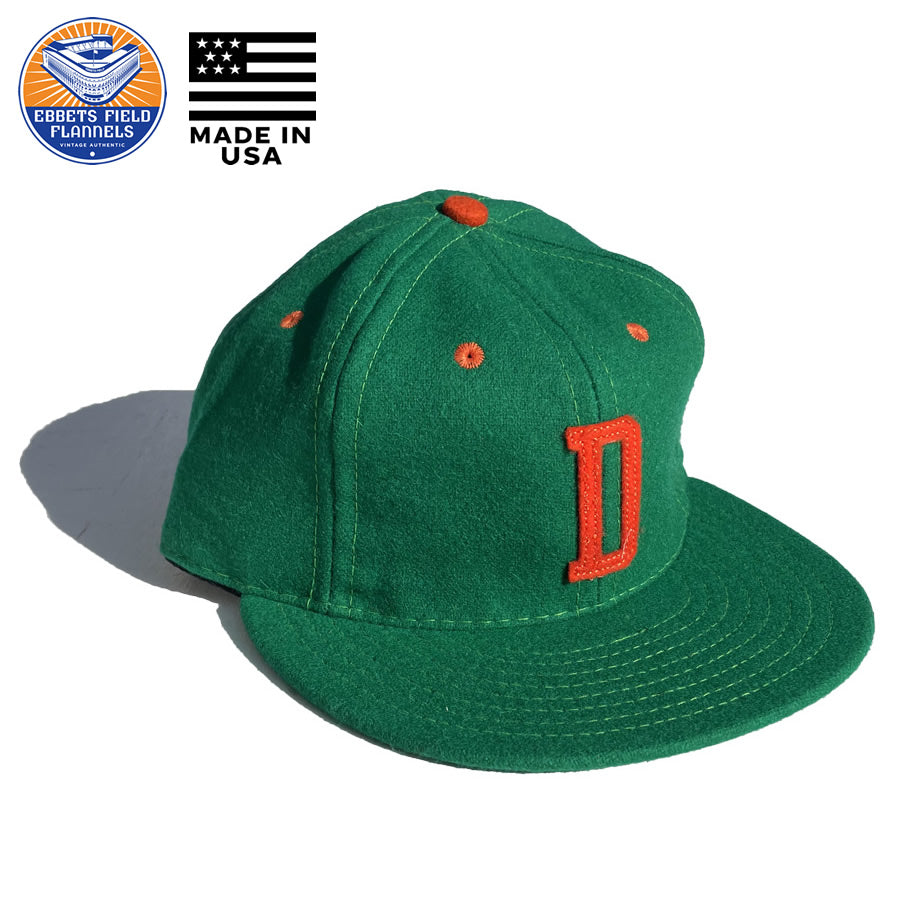 EBBETS FIELD FLANNELS(エベッツ) / 帽子 ベースボールキャップ ウール USA製 / DUBLIN GREEN SOX 1951 VINATGE BALLCAP / GREEN / メンズ