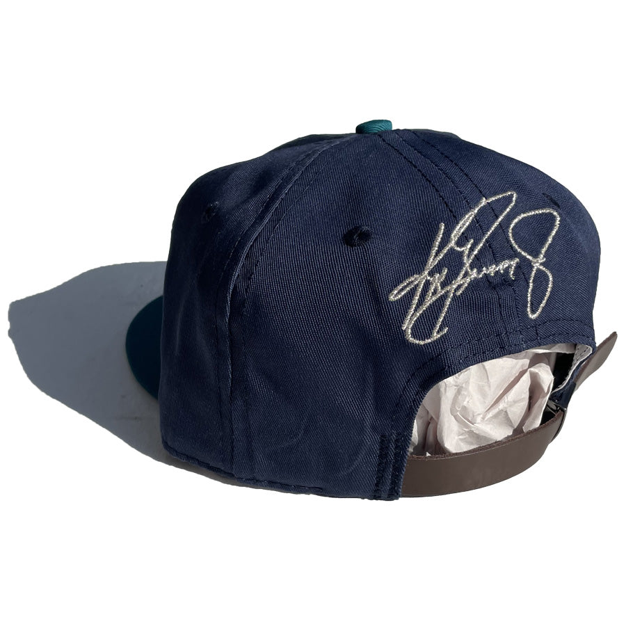 EBBETS FIELD FLANNELS(エベッツ) / 帽子 ベースボールキャップ ウール USA製 / 24 KEN GRIFFEY JR. 1995 SIGNATURE SERIES BALLCAP / NAVY x GREEN / メンズ ケングリフィージュニア