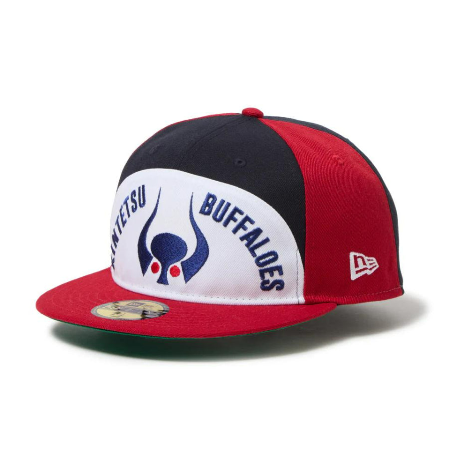 NEWERA(ニューエラ) / トゥルーフィッテド キャップ 帽子 / ソフトバックラム 近鉄バファローズ TARO OKAMOTO 1978 - WHITE x NAVY x SCARLET GREEN / メンズ