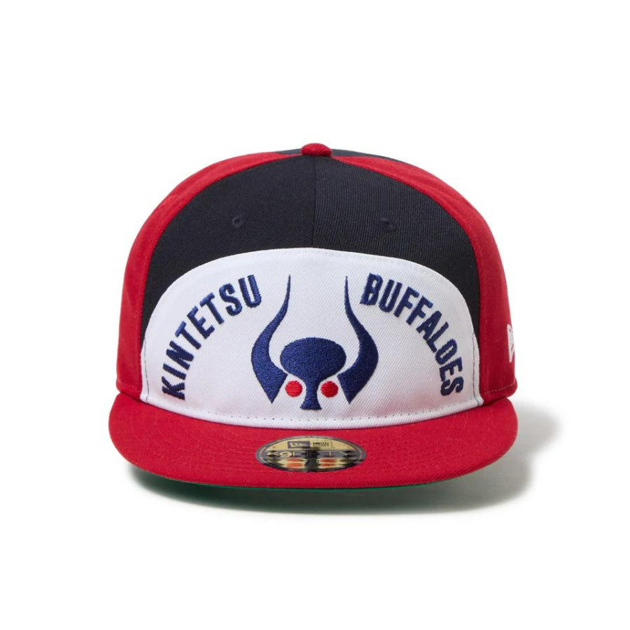 NEWERA(ニューエラ) / トゥルーフィッテド キャップ 帽子 / ソフトバックラム 近鉄バファローズ TARO OKAMOTO 1978 - WHITE x NAVY x SCARLET GREEN / メンズ