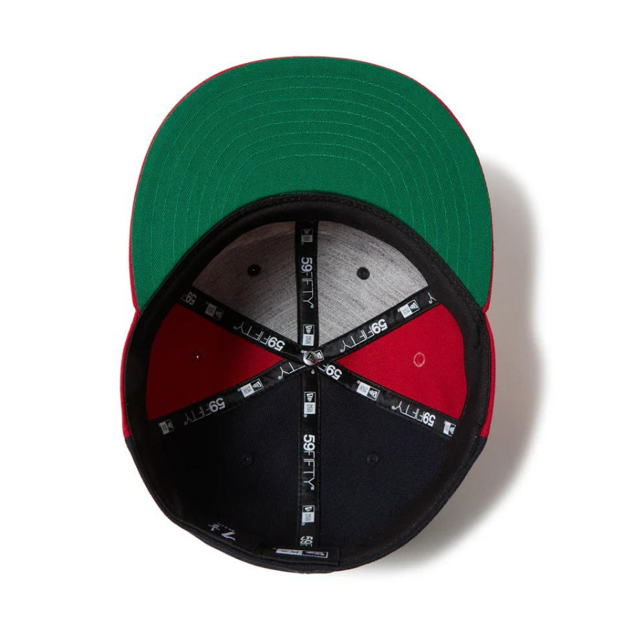 NEWERA(ニューエラ) / トゥルーフィッテド キャップ 帽子 / ソフトバックラム 近鉄バファローズ TARO OKAMOTO 1978 - WHITE x NAVY x SCARLET GREEN / メンズ