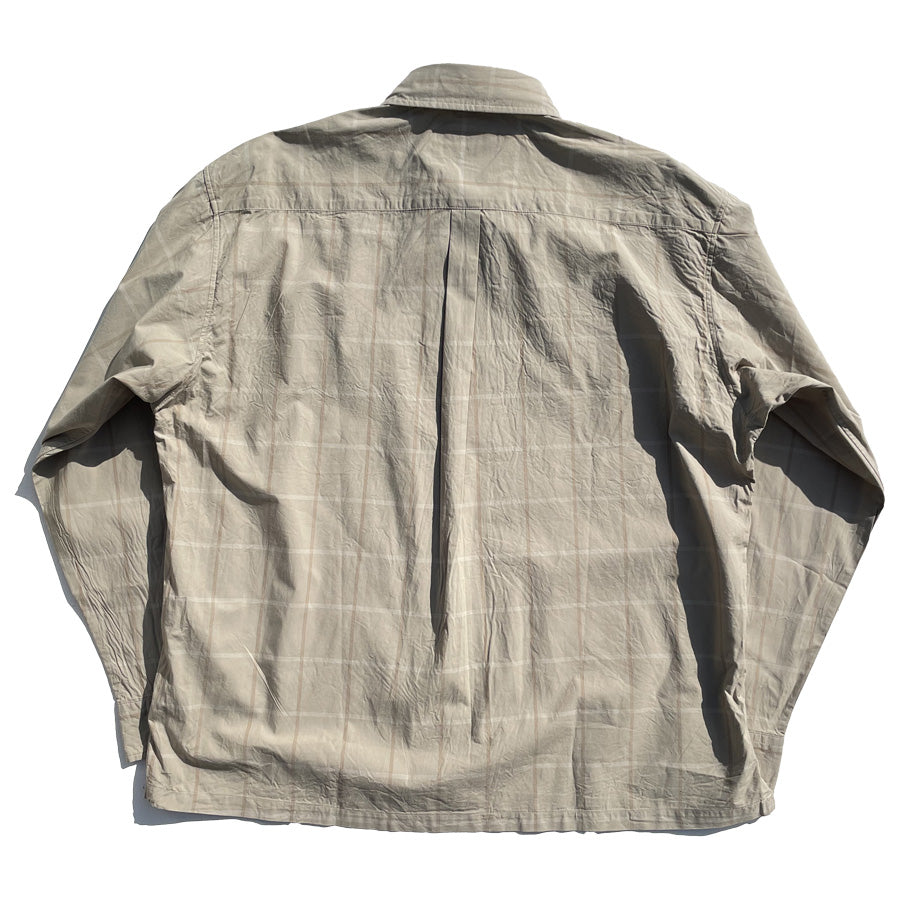 Tony Taizsun(トニー タイズサン) / チェック シャツ / TONY OJAI SHIRTS - BEG CHECK / 26SS-001 / メンズ