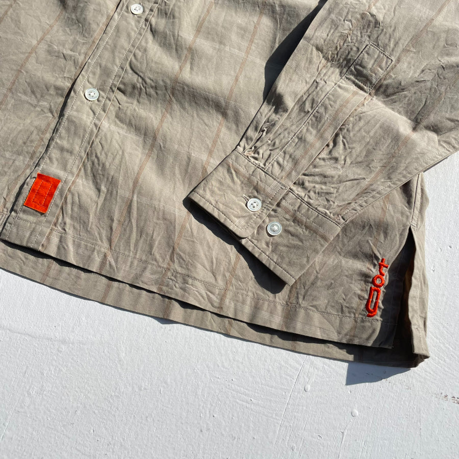Tony Taizsun(トニー タイズサン) / チェック シャツ / TONY OJAI SHIRTS - BEG CHECK / 26SS-001 / メンズ