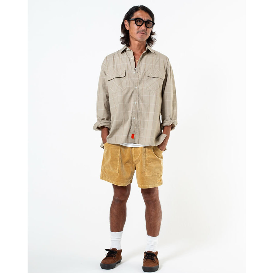 Tony Taizsun(トニー タイズサン) / チェック シャツ / TONY OJAI SHIRTS - BEG CHECK / 26SS-001 / メンズ