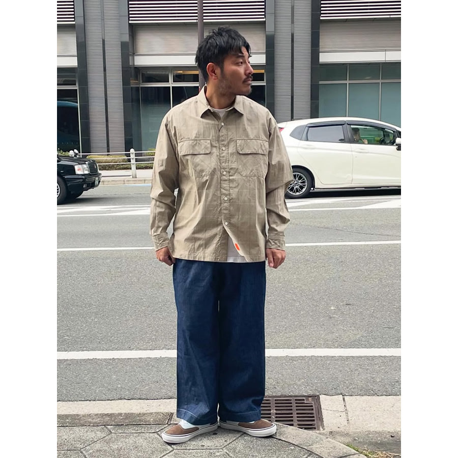 Tony Taizsun(トニー タイズサン) / チェック シャツ / TONY OJAI SHIRTS - BEG CHECK / 26SS-001 / メンズ