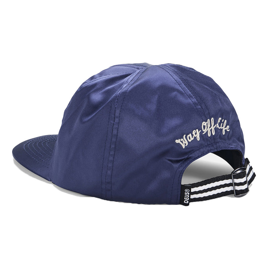 DEUS EX MACHINA ( デウスエクスマキナ ) / キャップ 帽子 / SUKA SATIN BALL CAP - MECHANIC BLUE / D261MHA340  / メンズ