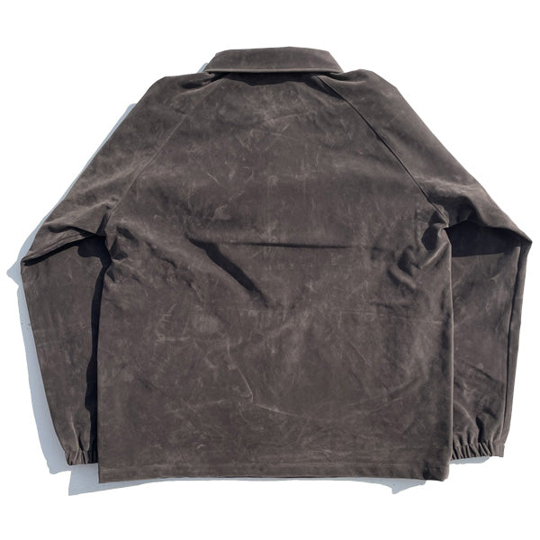 WAX(ワックス)  / コーチジャケット / FAKE SUEDE COACH JACKET - GREY / WX-0468 / メンズ THM