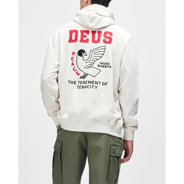 DEUS EX MACHINA ( デウスエクスマキナ ) / スウェット ジップパーカー / BUCK UP ZIP HOODIE - LT GREY MARLE / D261MZH329