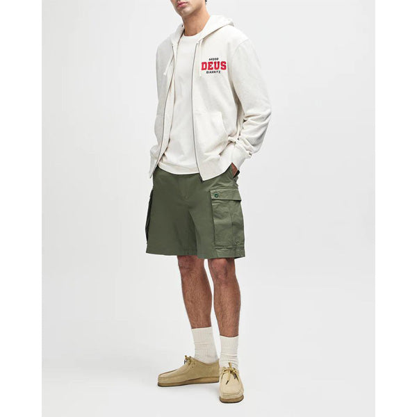 DEUS EX MACHINA ( デウスエクスマキナ ) / スウェット ジップパーカー / BUCK UP ZIP HOODIE - LT GREY MARLE / D261MZH329