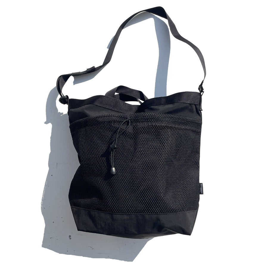 AXESQUIN(アクシーズクイン) / 2WAY トートバッグ / NYLON 2WAY TOTE BAG - BLACK x BLACK / 320008 / メンズ
