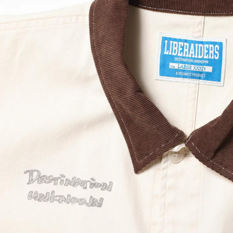 LIBERAIDERS(リベレイダース) / カバーオール ジャケット / HANDWRITING PRINT COVERALL - WHITE / 730032601/ メンズ