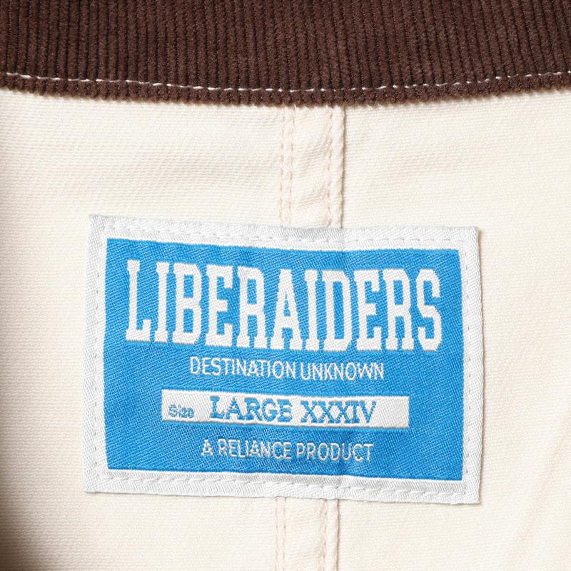LIBERAIDERS(リベレイダース) / カバーオール ジャケット / HANDWRITING PRINT COVERALL - WHITE / 730032601/ メンズ