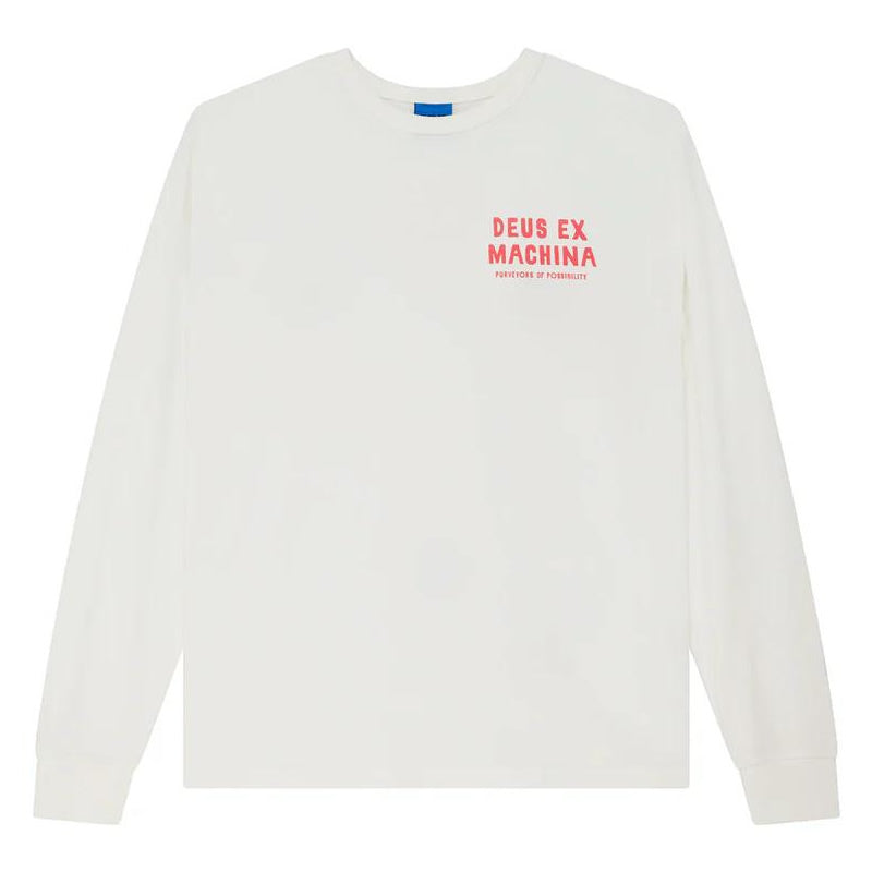 DEUS EX MACHINA ( デウスエクスマキナ ) / ロンT 長袖Tシャツ / KUMBAYA LS TEE - VINTAGE WHITE / D261MLT546