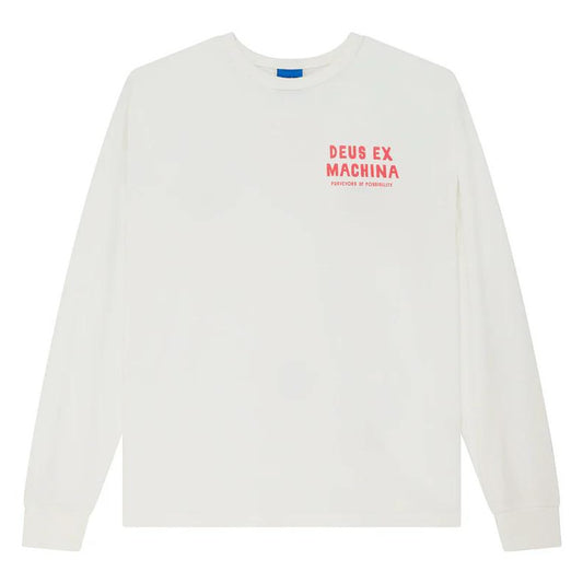 DEUS EX MACHINA ( デウスエクスマキナ ) / ロンT 長袖Tシャツ / KUMBAYA LS TEE - VINTAGE WHITE / D261MLT546