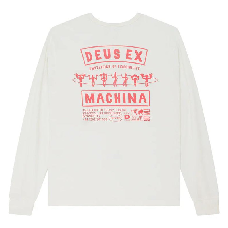 DEUS EX MACHINA ( デウスエクスマキナ ) / ロンT 長袖Tシャツ / KUMBAYA LS TEE - VINTAGE WHITE / D261MLT546